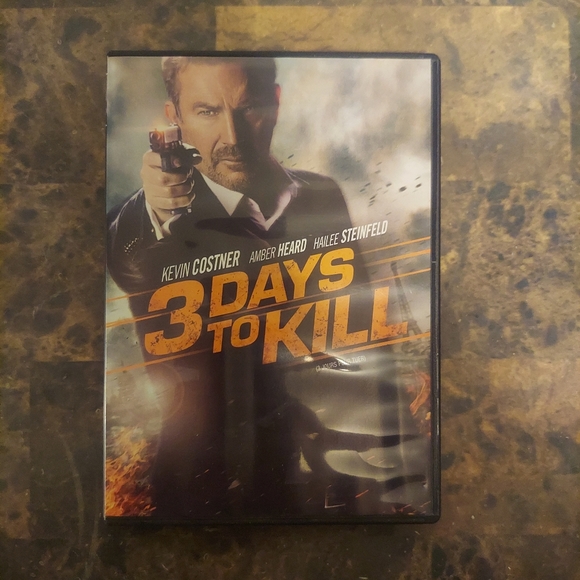 💥3/$25💥 DVD 3 Days To Kill Action/Thriller Movie (1994) - Picture 1 of 3